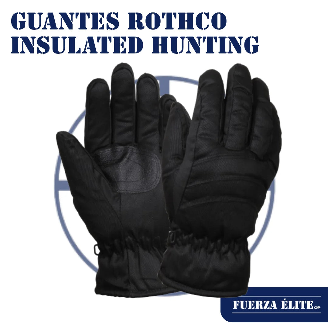 GUANTES ROTHCO INSULATED HUNTING BLACK REF 4945