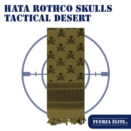 HATA ROTHCO SKULLS TACTICAL DESERT KEFFIYEH OLIVE DRAB REF 8539
