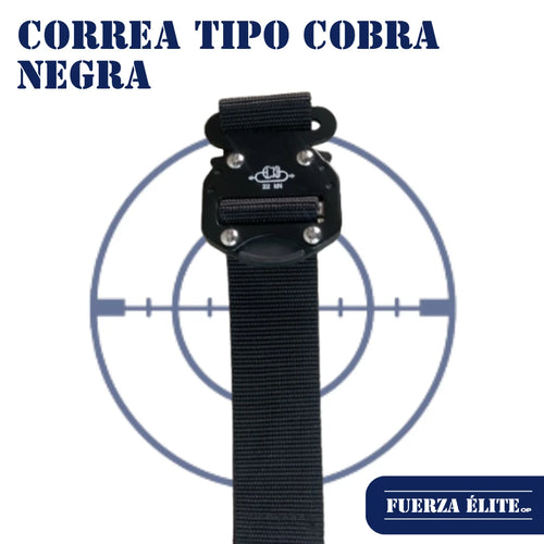 CORREA TIPO COBRA NEGRA