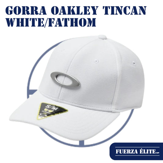 GORRA OAKLEY TINCAN WHITE/FATHOM 911545-9Q3