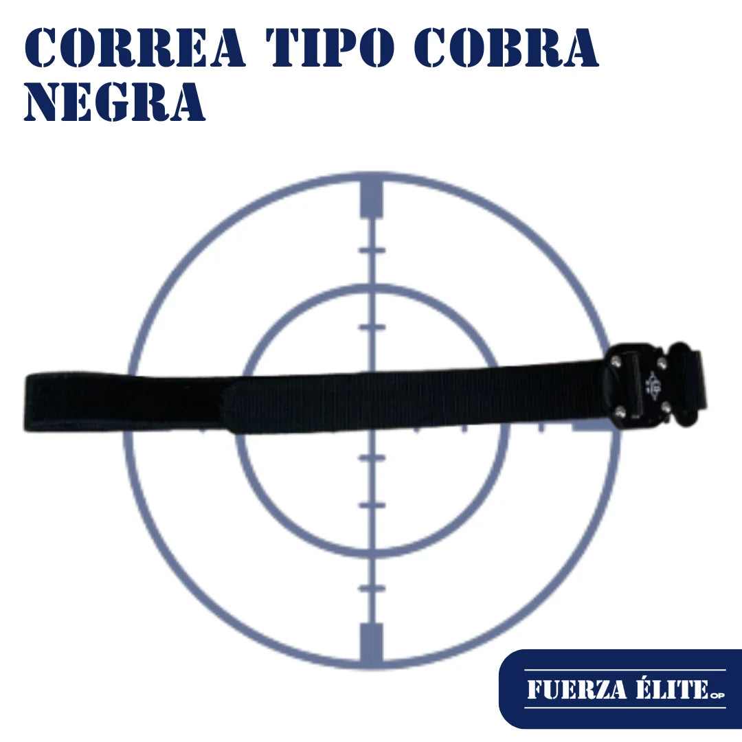CORREA TIPO COBRA NEGRA
