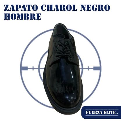 ZAPATO CHAROL NEGRO REF 153110-02 HOMBRE