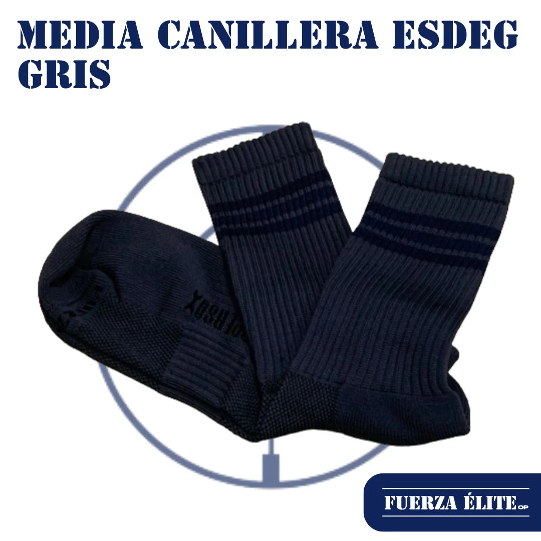 MEDIA CANILLERA ESDEG GRIS