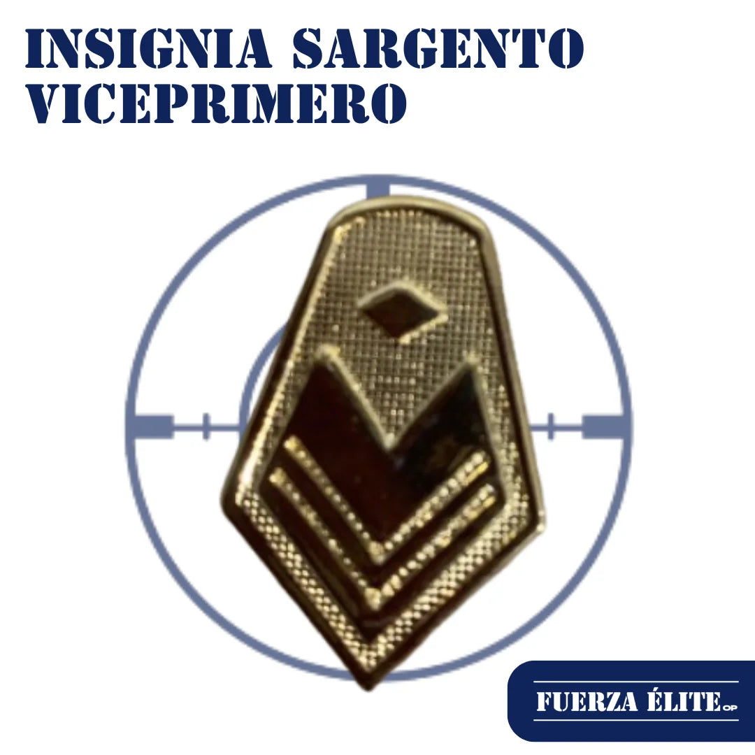 INSIGNIA SUBOFICAL SARGENTO VICEPRIMERO