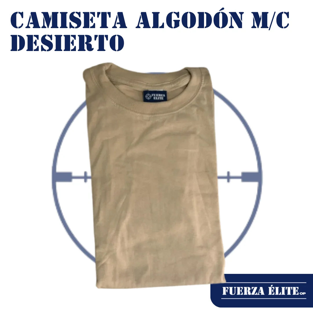 CAMISETA ALGODON M/C DESIERTO