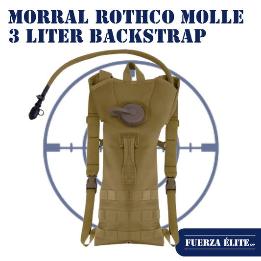 MORRAL ROTHCO MOLLE 3 LITER BACKSTRAP HYDRATION SYSTEM COYOTE REF 2825