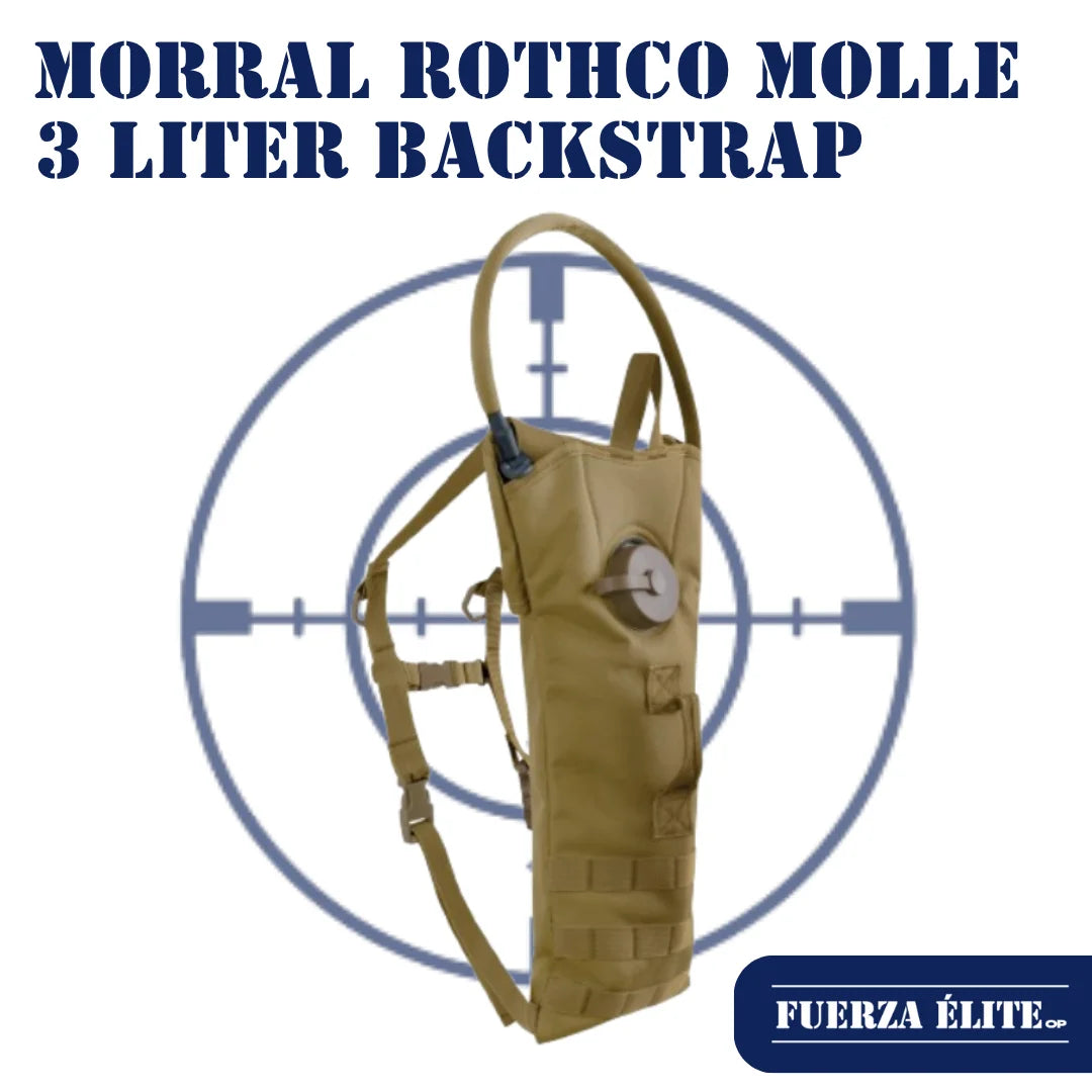 MORRAL ROTHCO MOLLE 3 LITER BACKSTRAP HYDRATION SYSTEM COYOTE REF 2825