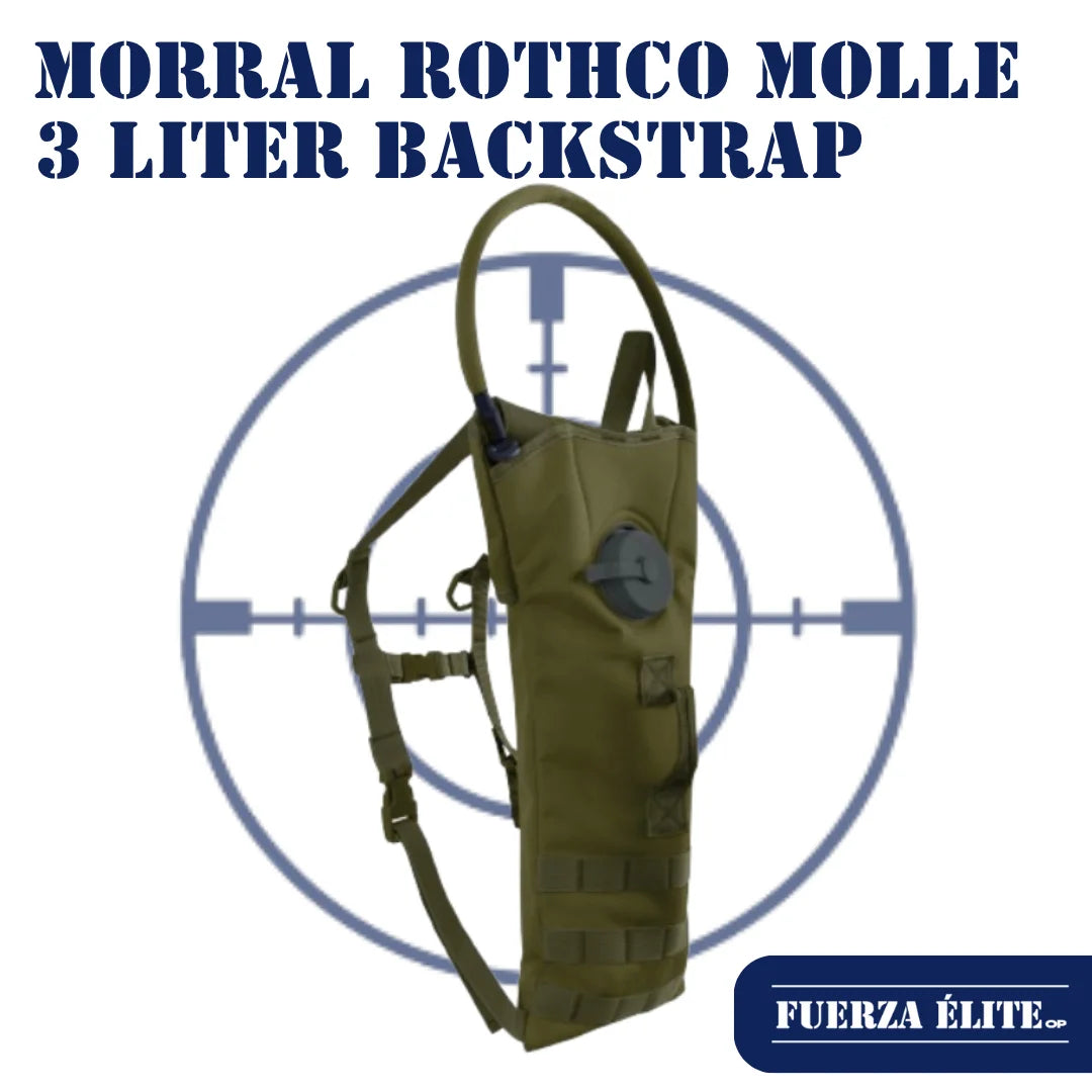 MORRAL ROTHCO MOLLE 3 LITER BACKSTRAP HYDRATION SYSTEM OLIVE DRAB REF 2831