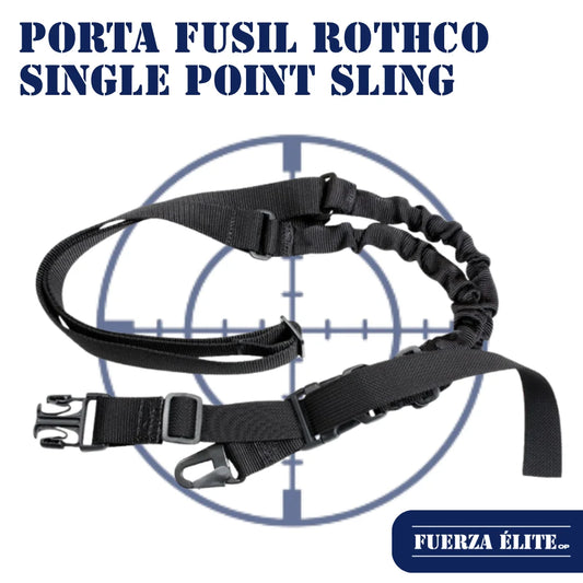 PORTA FUSIL ROTHCO SINGLE POINT SLING BLACK REF 4067
