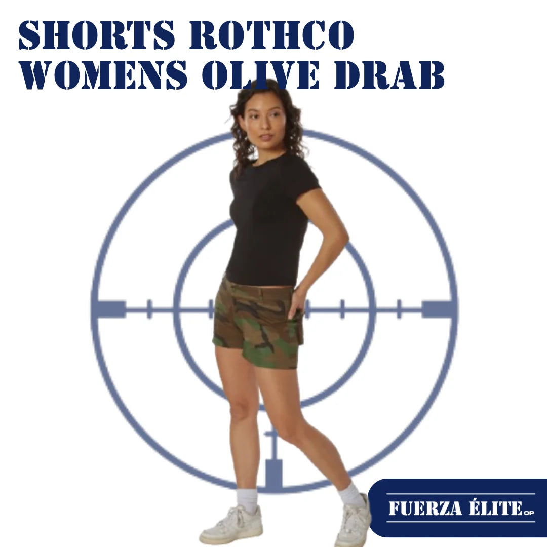 SHORTS ROTHCO WOMENS OLIVE DRAB REF 3176