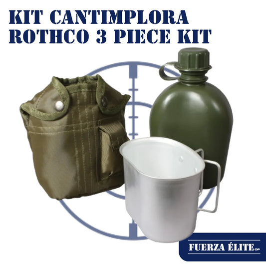 KIT CANTIMPLORA ROTHCO 3 PIECE KIT WITH COVER AND ALUMINIUM CUP REF 1140