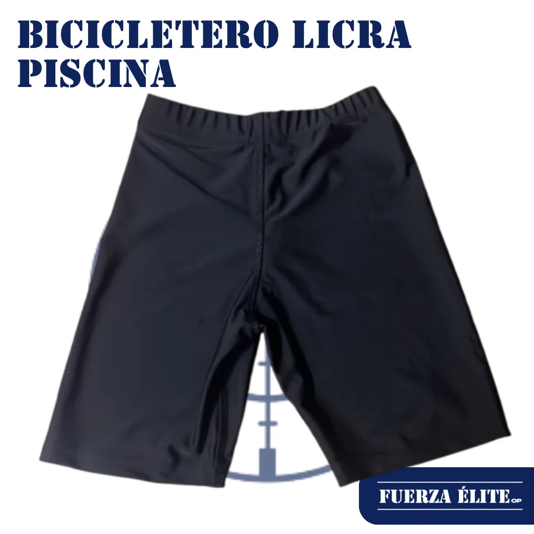 BICICLETERO LICRA PISCINA NEGRO
