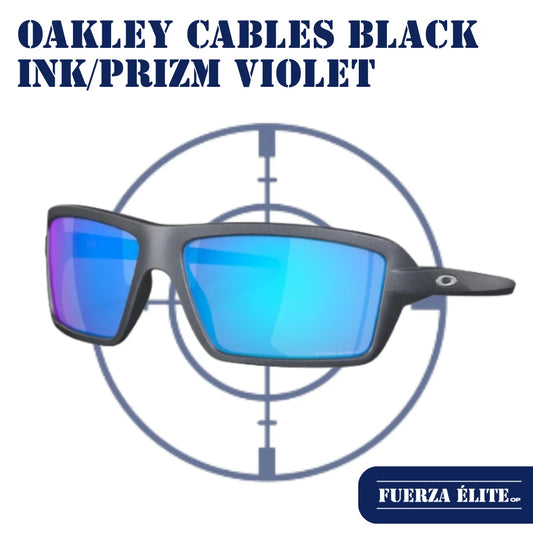 GAFAS OAKLEY CABLES BLACK INK/PRIZM VIOLET REF 009129-0863