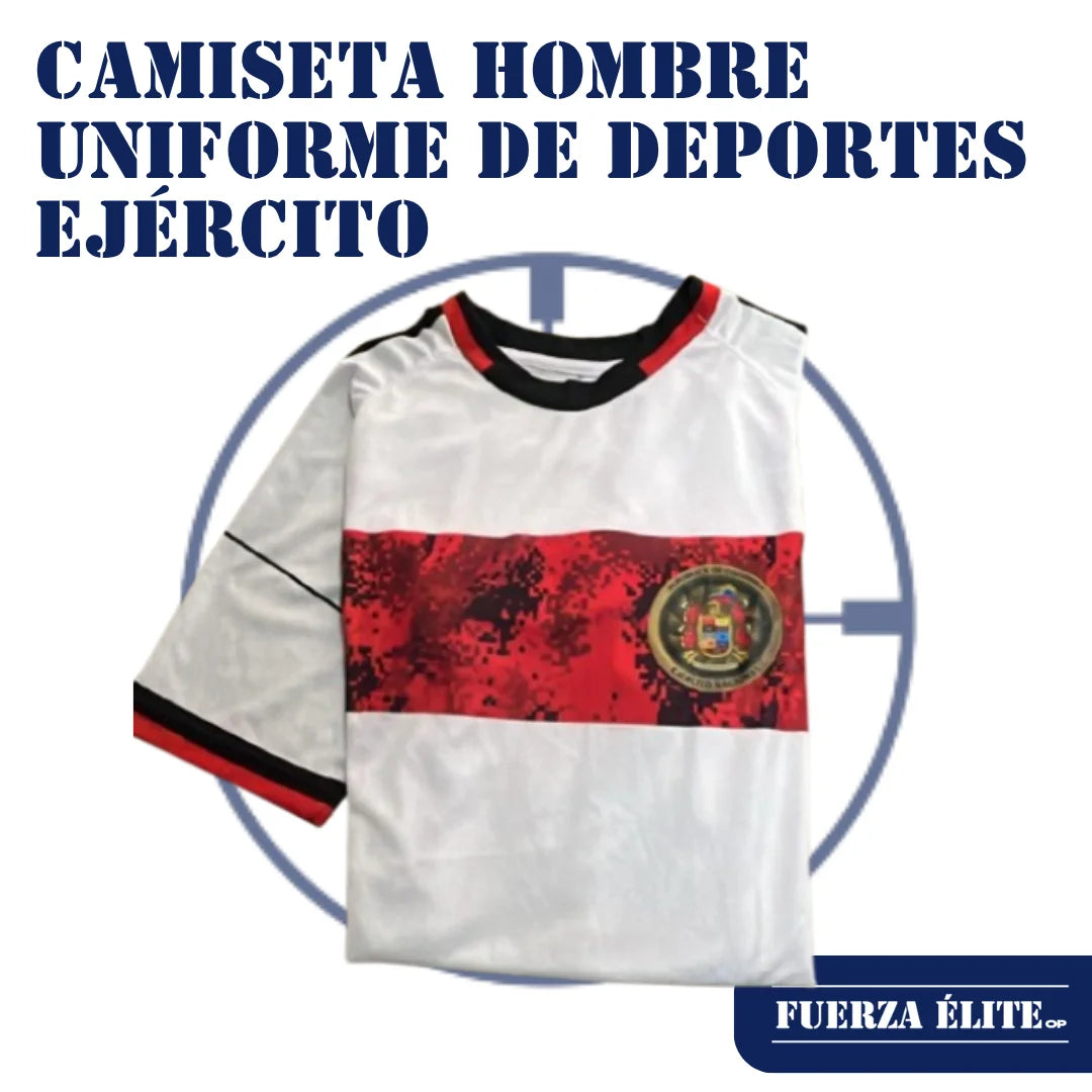 CAMISETA HOMBRE UNIFORME DEPORTES EJERCITO