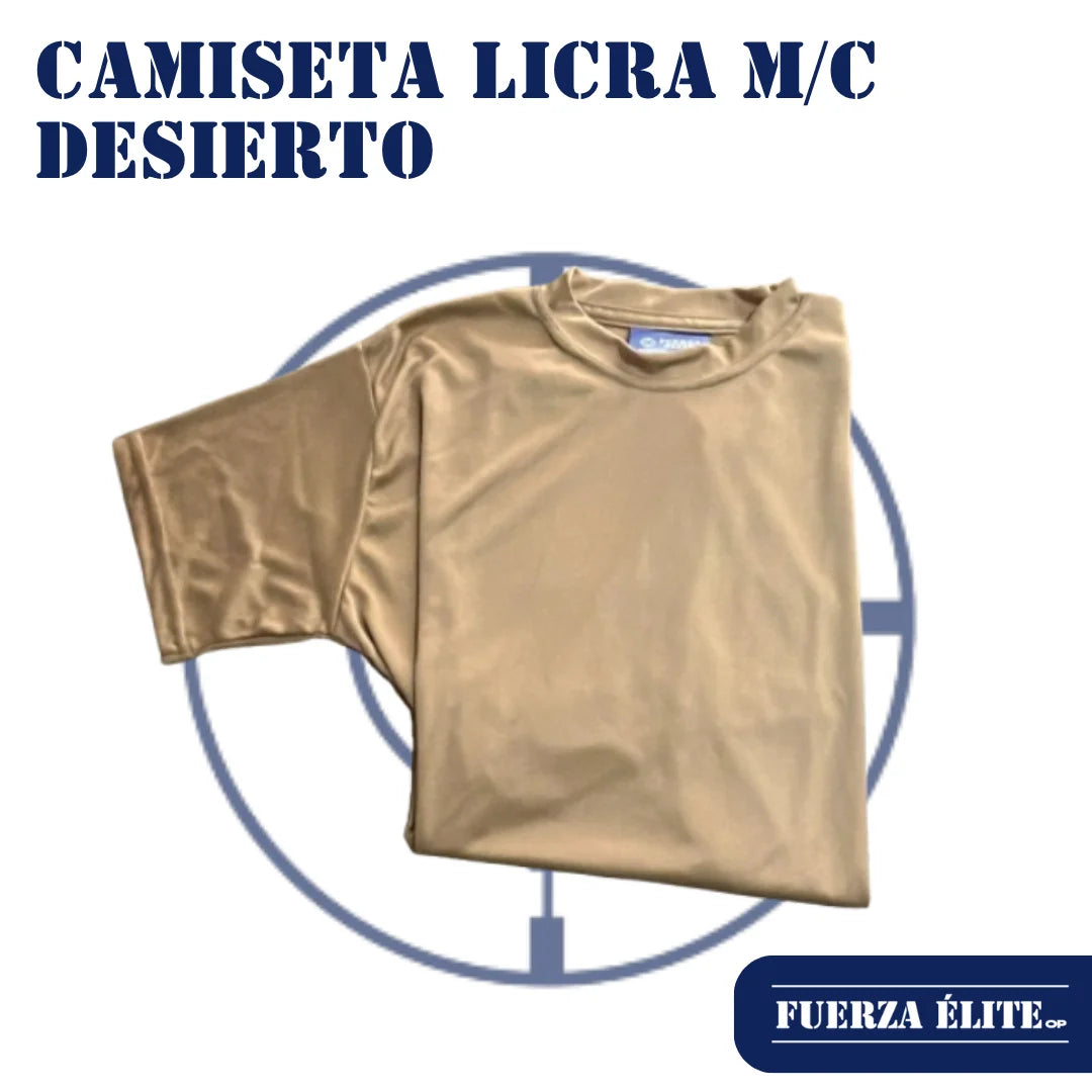 CAMISETA LICRA M/C DESIERTO