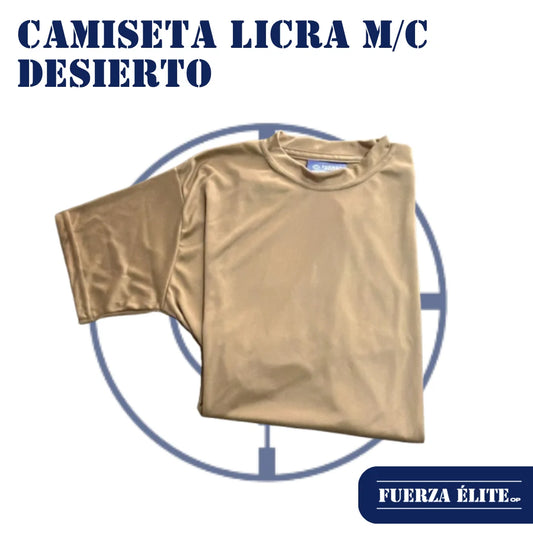 CAMISETA LICRA M/C DESIERTO