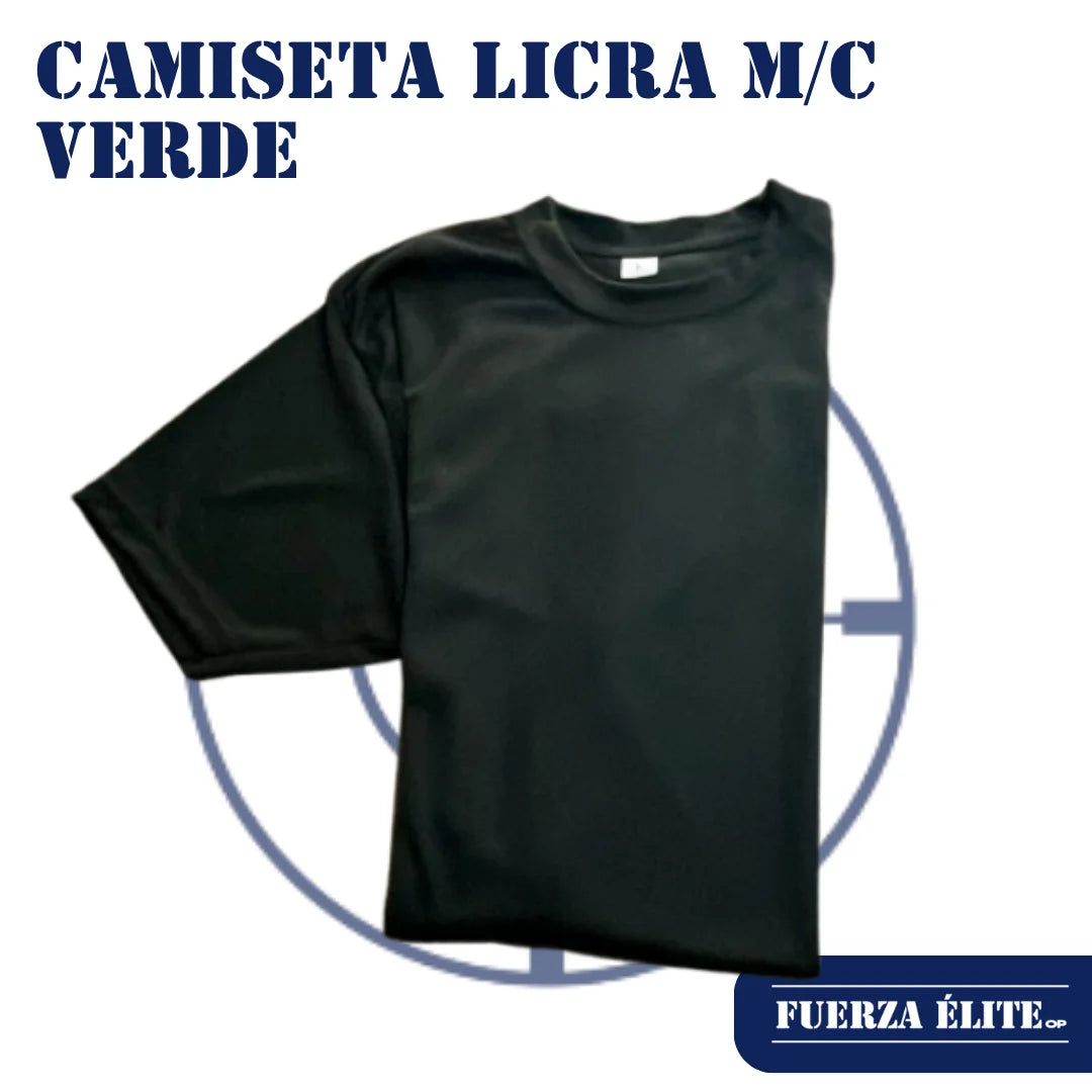 CAMISETA LICRA M/C VERDE