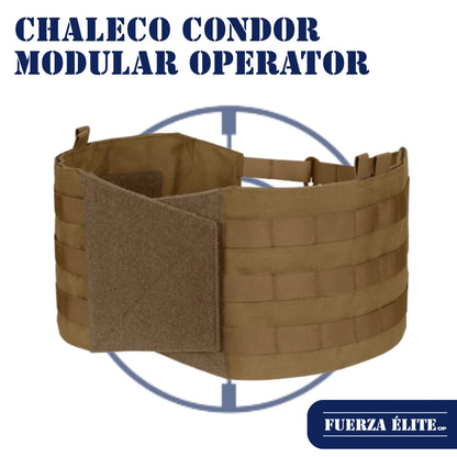 CHALECO CONDOR MODULAR OPERATOR PLATE CARRIER GEN II BLACK REF MOPC-002