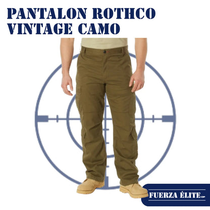 PANTALON ROTHCO VINTAGE PARATROOPER RUSSET BROWN REF 2886