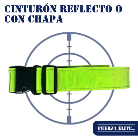 CINTURON REFLECTIVO CON CHAPA