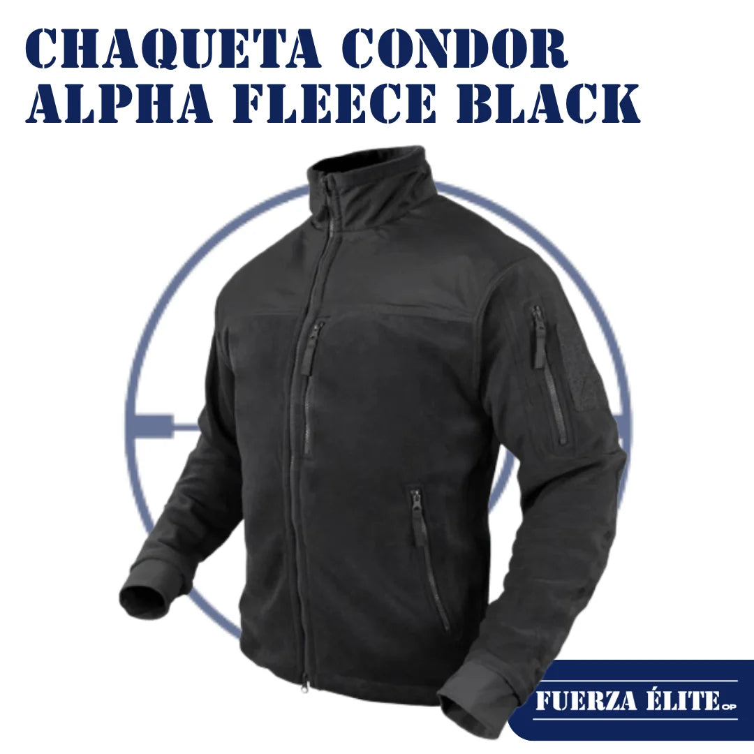 CHAQUETA CONDOR ALPHA FLEECE BLACK REF 601-002