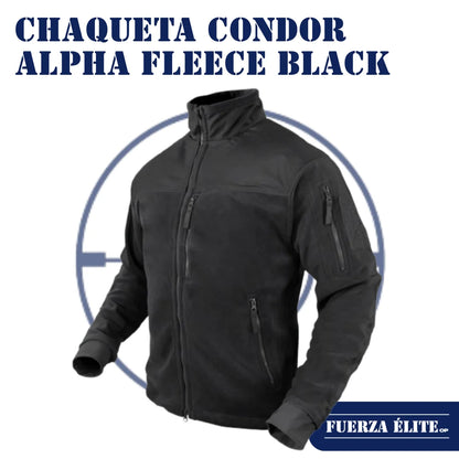 CHAQUETA CONDOR ALPHA FLEECE BLACK REF 601-002